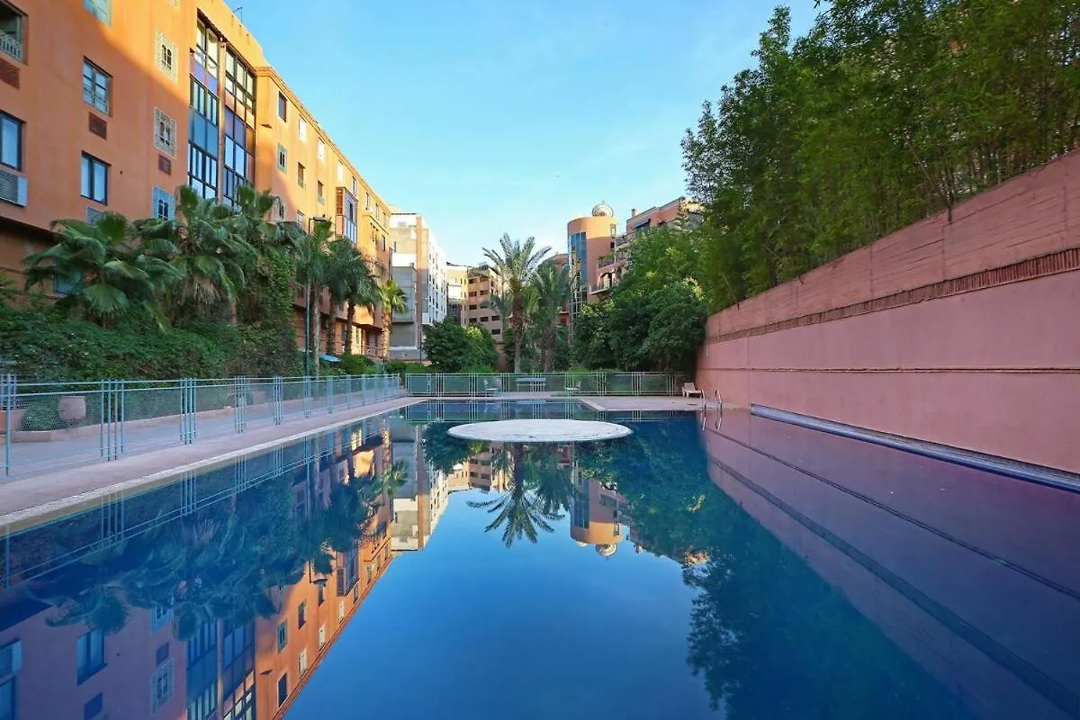 Apartamento Spacious 3Br Apartment-Pool&Ac- Heart Of Marrakech- Hivernage Marraquexe